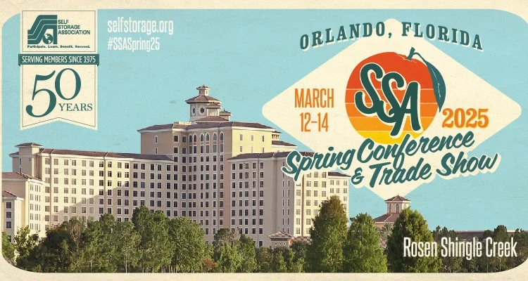 selfstorage.org 50 year anniversary Spring Conference & Trade Show at Rosen Shingle Creek in Orlando, FL